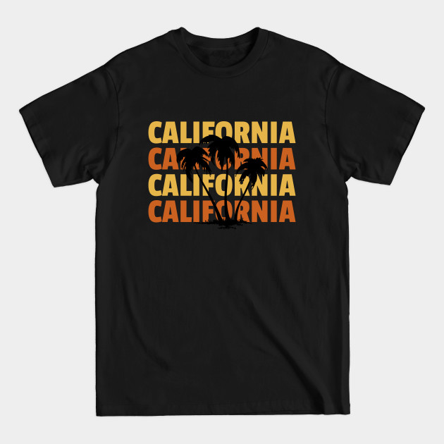 Discover Modern California Multi Colour Design - California Love - T-Shirt