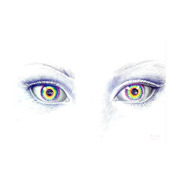 Rainbow eye by CORinAZONe