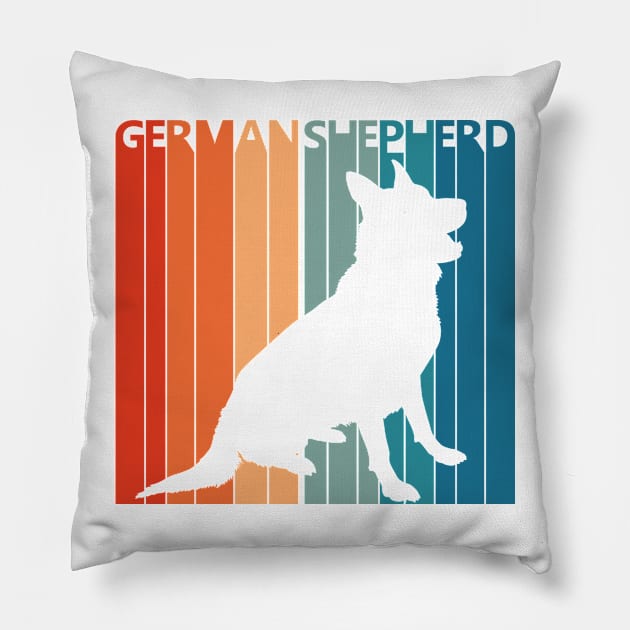 Funny Cute German Shepherd Pillow by GWENT