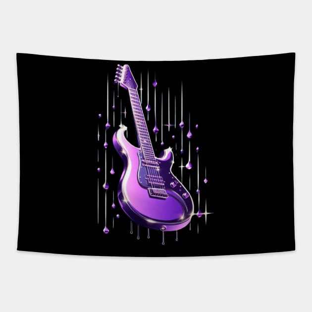 prince guitar purple rain Tapestry by Anthony88