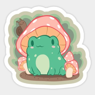 Cute Sheriff Frog with Cowboy Hat: Kawaii Cottagecore Aesthetic
