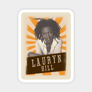 Vintage Asthetic Ms. Lauryn Hill 80s Magnet