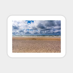 Empty Baltic sea and beach Magnet