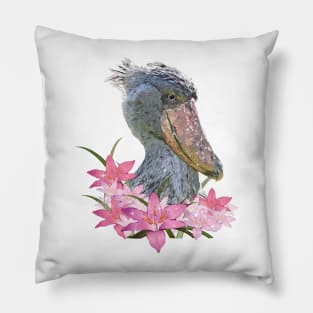 Shoebill Pillow