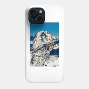 French Alps Mont Vallon Meribel Mottaret France Phone Case