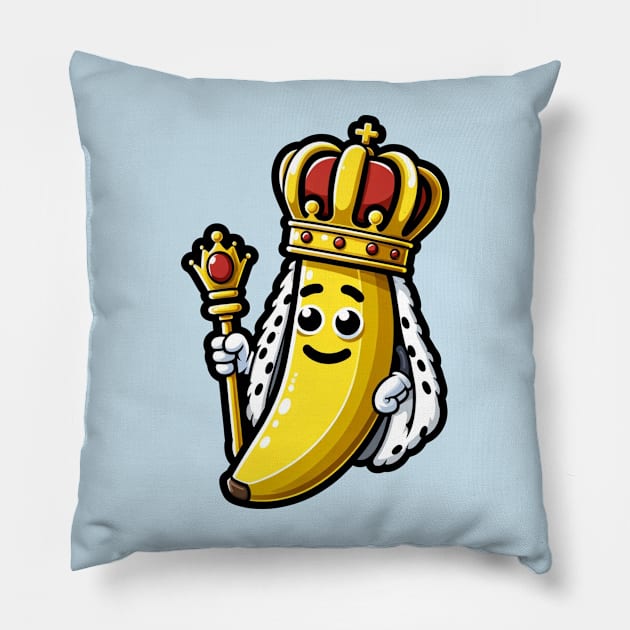 the banana king Pillow by Ferdi Everywhere