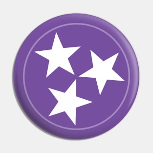 Purple Tennessee TriStar Pin