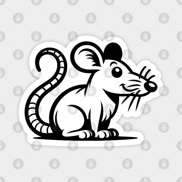 Cartoon Rat Magnet by KayBee Gift Shop