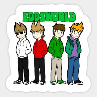 Matt Eddsworld  Sticker for Sale by Infodrawz