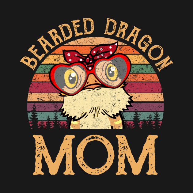 Bearded Dragon Mom Bearded Dragon Lizard by Lisa L. R. Lyons