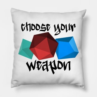 Choose your weapon! Pillow