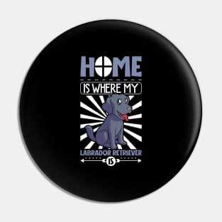 Home is where my Labrador Retriever is - Labrador Retriever Pin