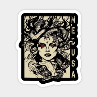 Medusa The gorgon In greek mythology Magnet