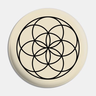 Seed of Life Sacred Geometry Pin