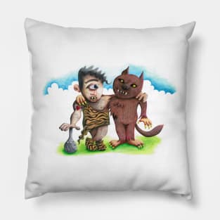 The Beast of Friends Pillow