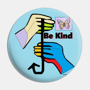 ASL Be Kind Pin