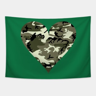 Camouflage Regular Love Heart Colorful pattern 2020 Tapestry