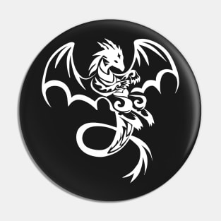 Tribal Dragon Tattoo Pin