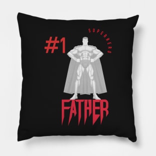 super father #1 superhero Pillow