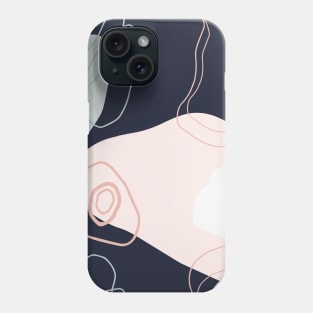 Abstract Shapes Rose Ashes Phone Case