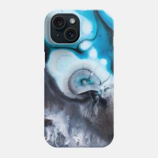 storm 3 abstract black Phone Case