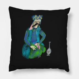 Persian Man with Wine Pillow