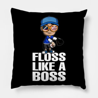 Floss Like A Boss Baseball Flossing Pillow