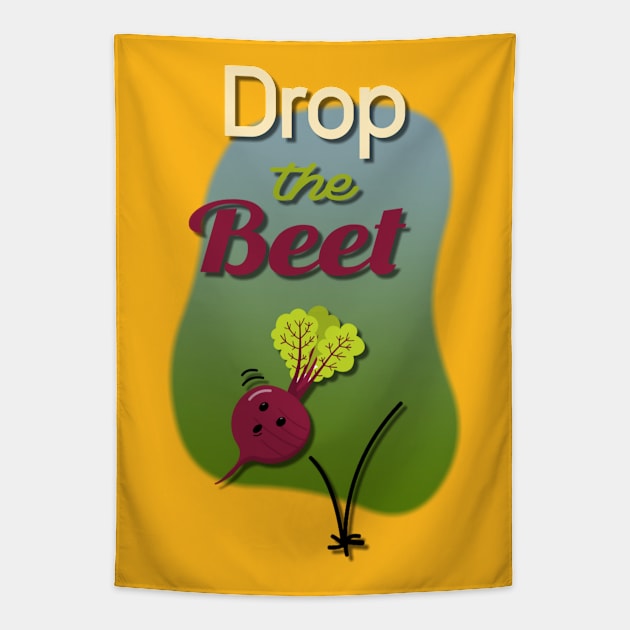 Drop the Beet Tapestry by AlondraHanley