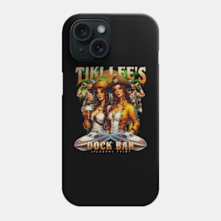 Tiki lee's Dock Bar Sparrows Point Bar Pirate Girls Phone Case