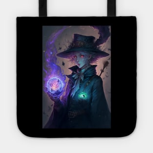 Anime Evil Witch Bounty Hunter with Magic Ball Tote