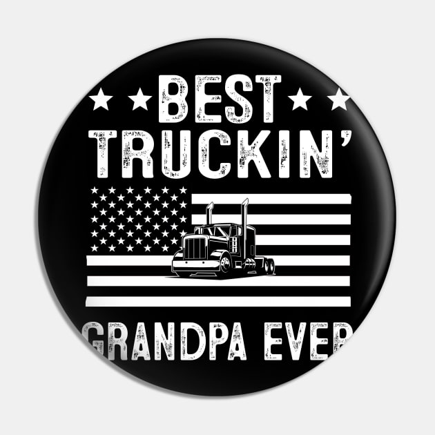 Grandpa Truck Driver Pin by banayan