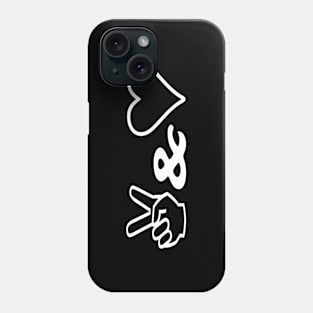 Peace & Love Phone Case