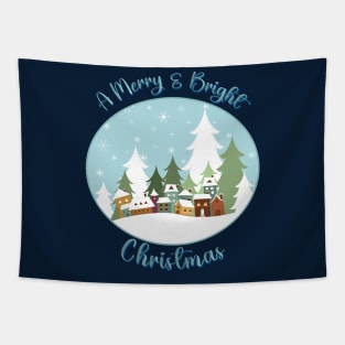 Merry & Bright Christmas Tapestry