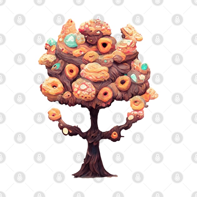 Donut Tree #2 by dozydonut by dozydonut