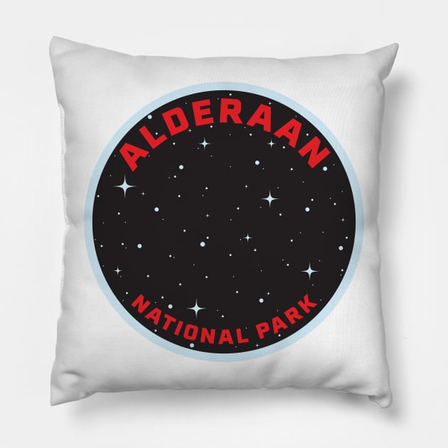 Alderaan National Park Pillow by Hanneliza