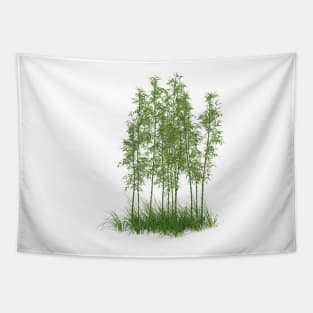 Bamboo tree realistic Tapestry
