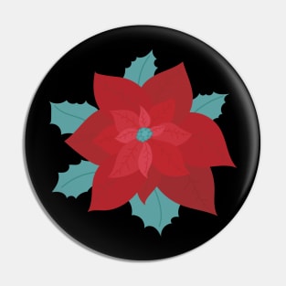 Christmas flower Pin