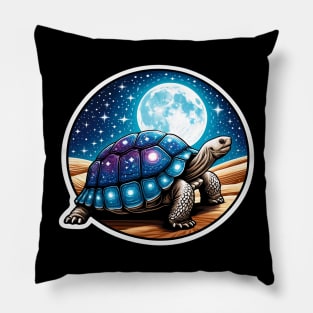 Midnight Sheller Desert Tortoise Pillow