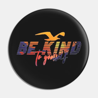 Be Kind Casual Inspirational Graphic Pin