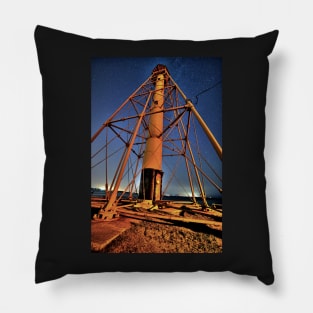 Stars over the Marblehead Light Tower Marblehead MA Pillow