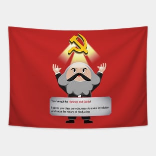 Karl Marx New Item Hammer and Sickle Tapestry