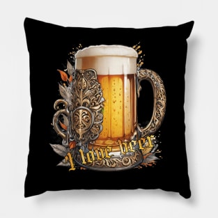 Mug Beers - I love beer Pillow