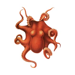 Red Octopus T-Shirt