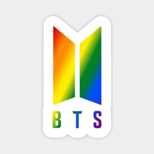 Bangtan Boys BTS Gay Pride Magnet