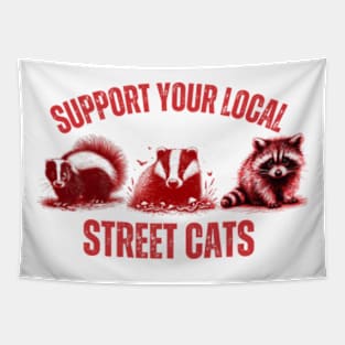 Support-Your-Local-Street-Cats Tapestry