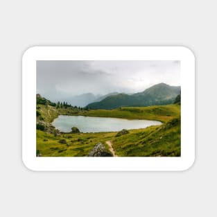 Calm Mountain Lake in the Italian Dolomites Alps – Landscape Photography Magnet