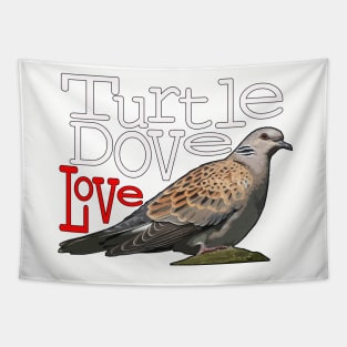 Turtle Dove Love Tapestry