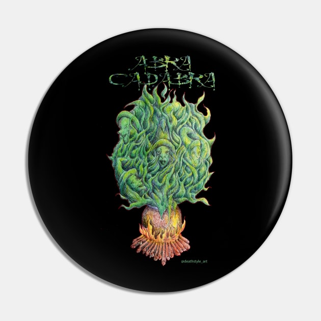 Fox cadabre Pin by DEATHSTYLE MERCH