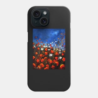 Red poppies Phone Case