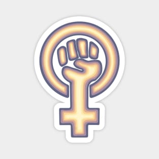 Artsy Feminist Symbol Magnet